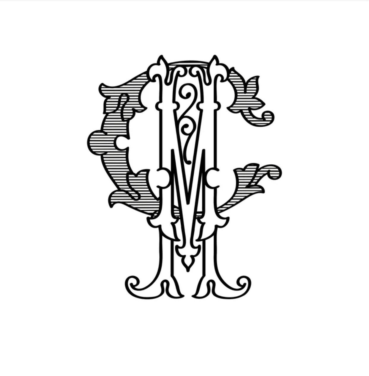 Seating Chart w/ Monogram