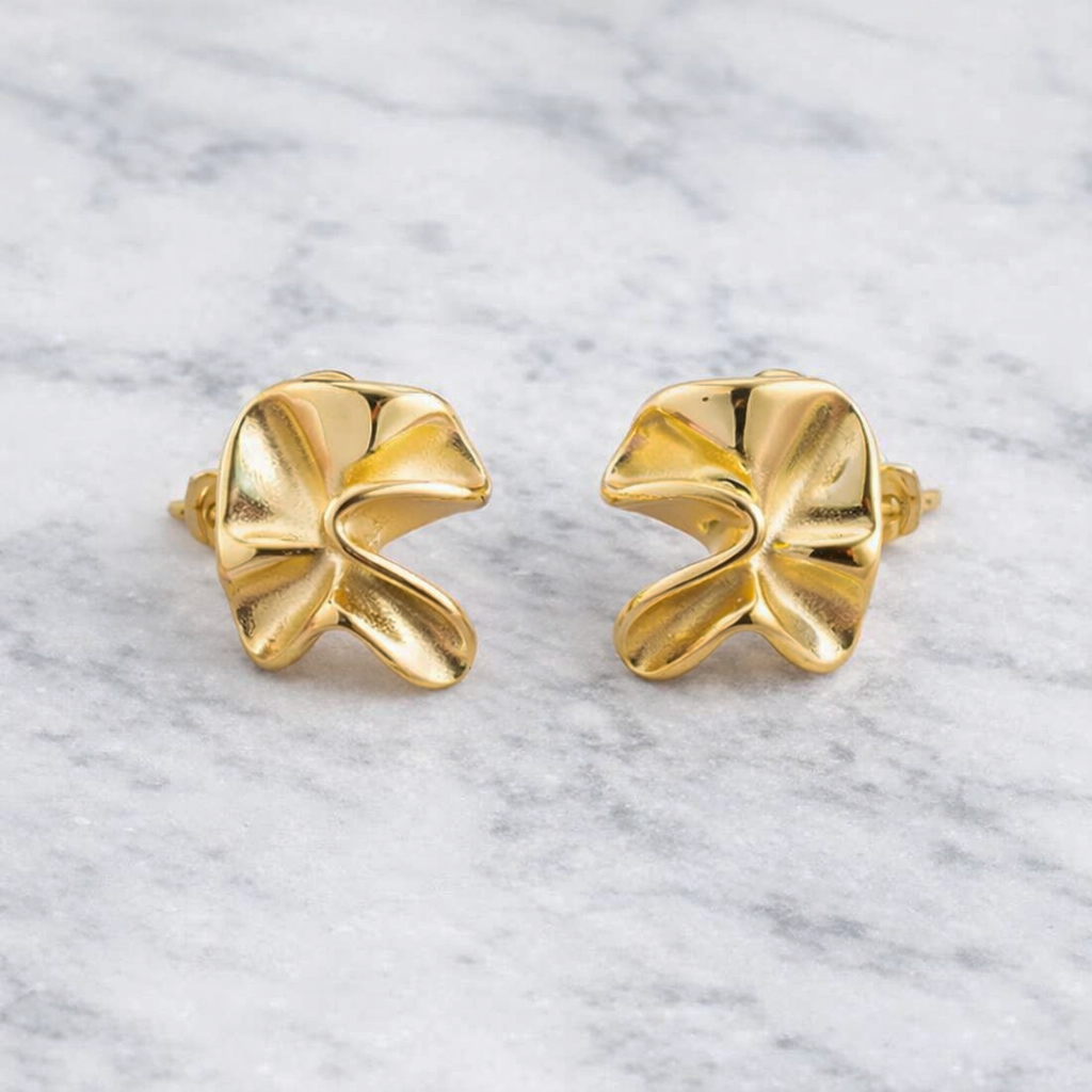 Elara Gold Studs