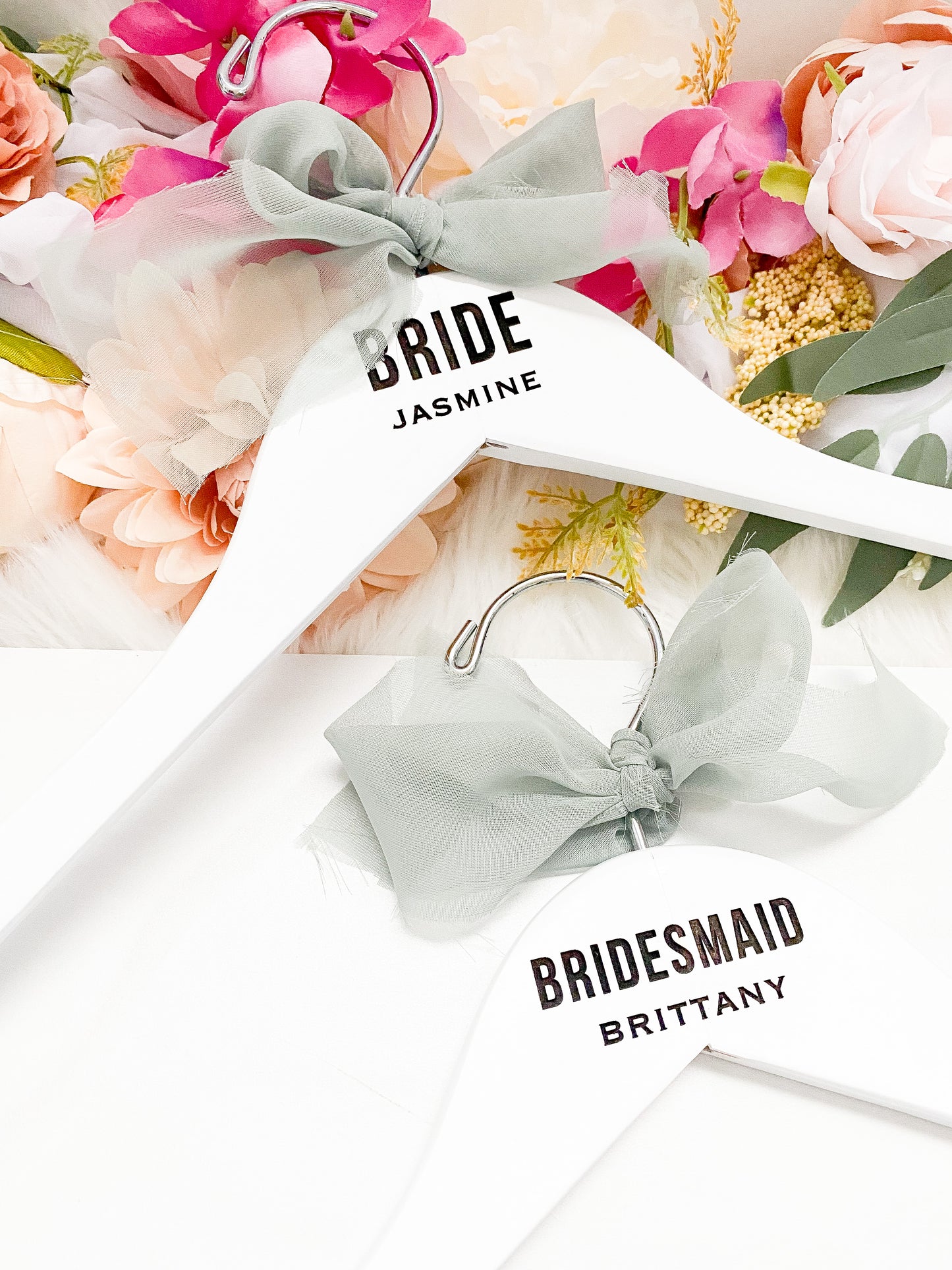 Personalized Bride/Bridesmaid Hangers