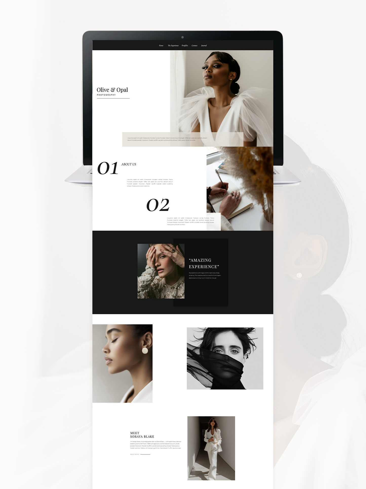 Olive and Opal Template Design by Taaenoelle + Co.
