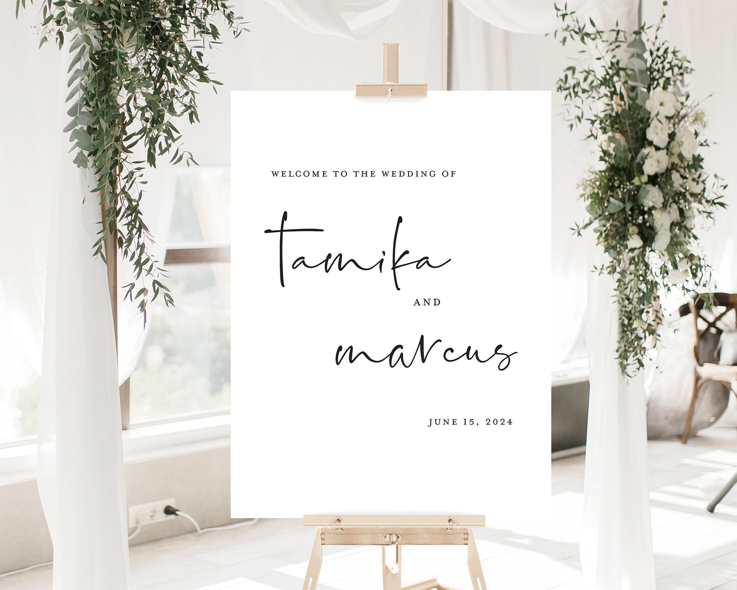Wedding Welcome Sign
