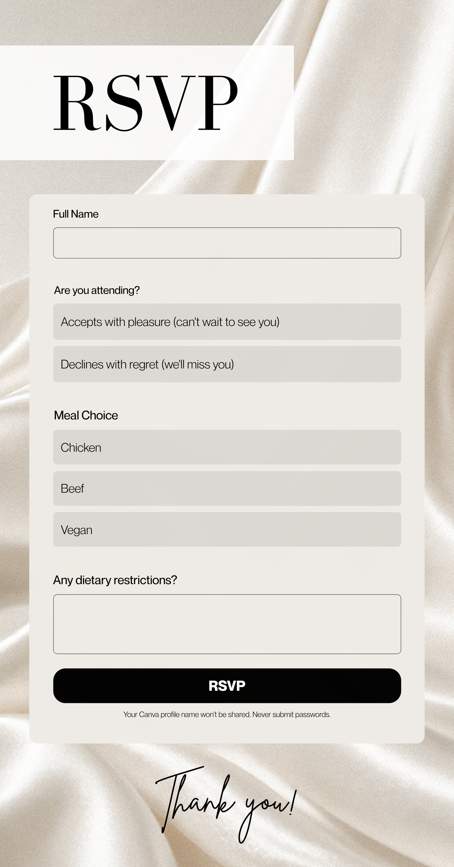 The Moiré Digital Invitation