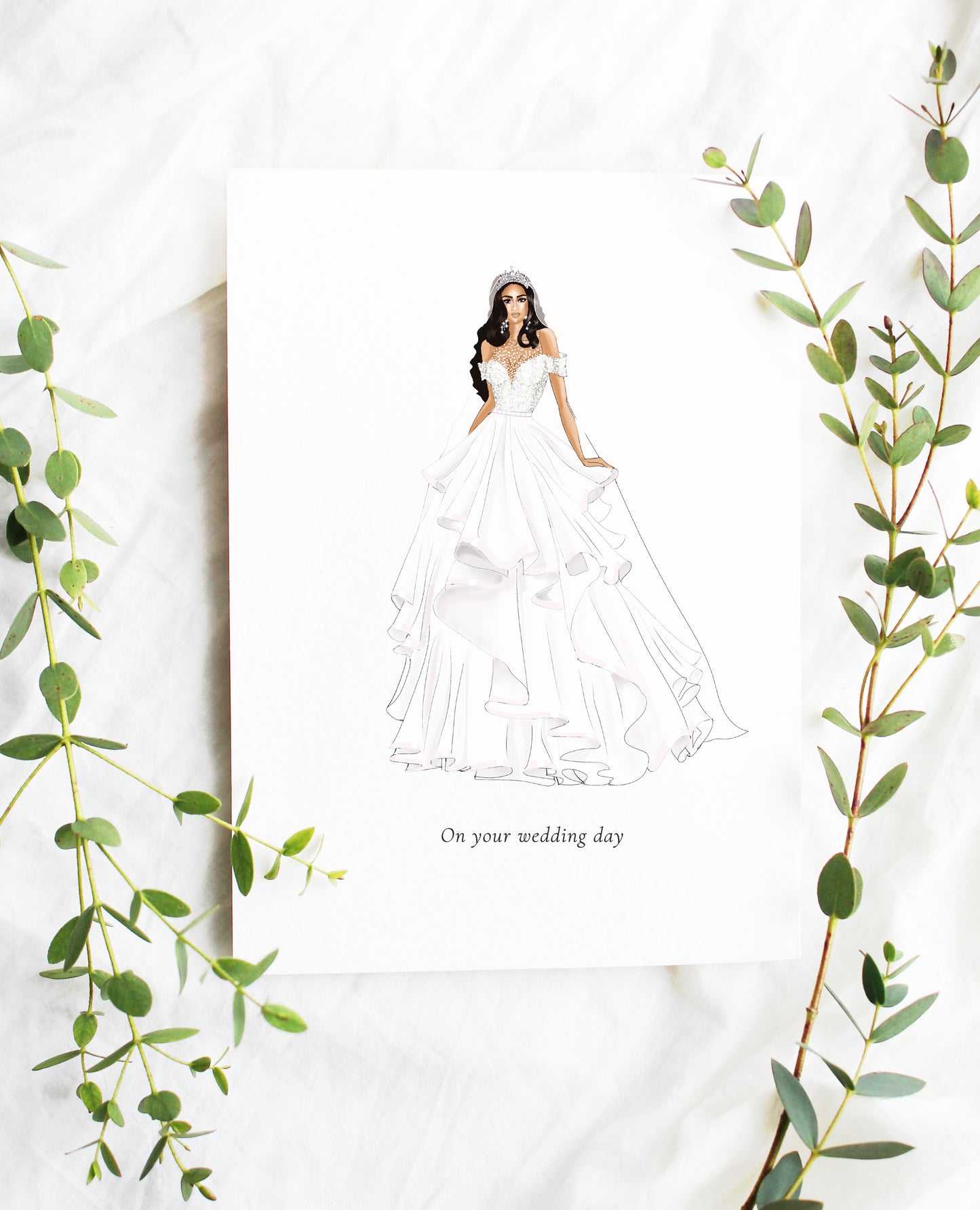 "Romona" Bridal Card (SALE ITEM, 50% OFF)