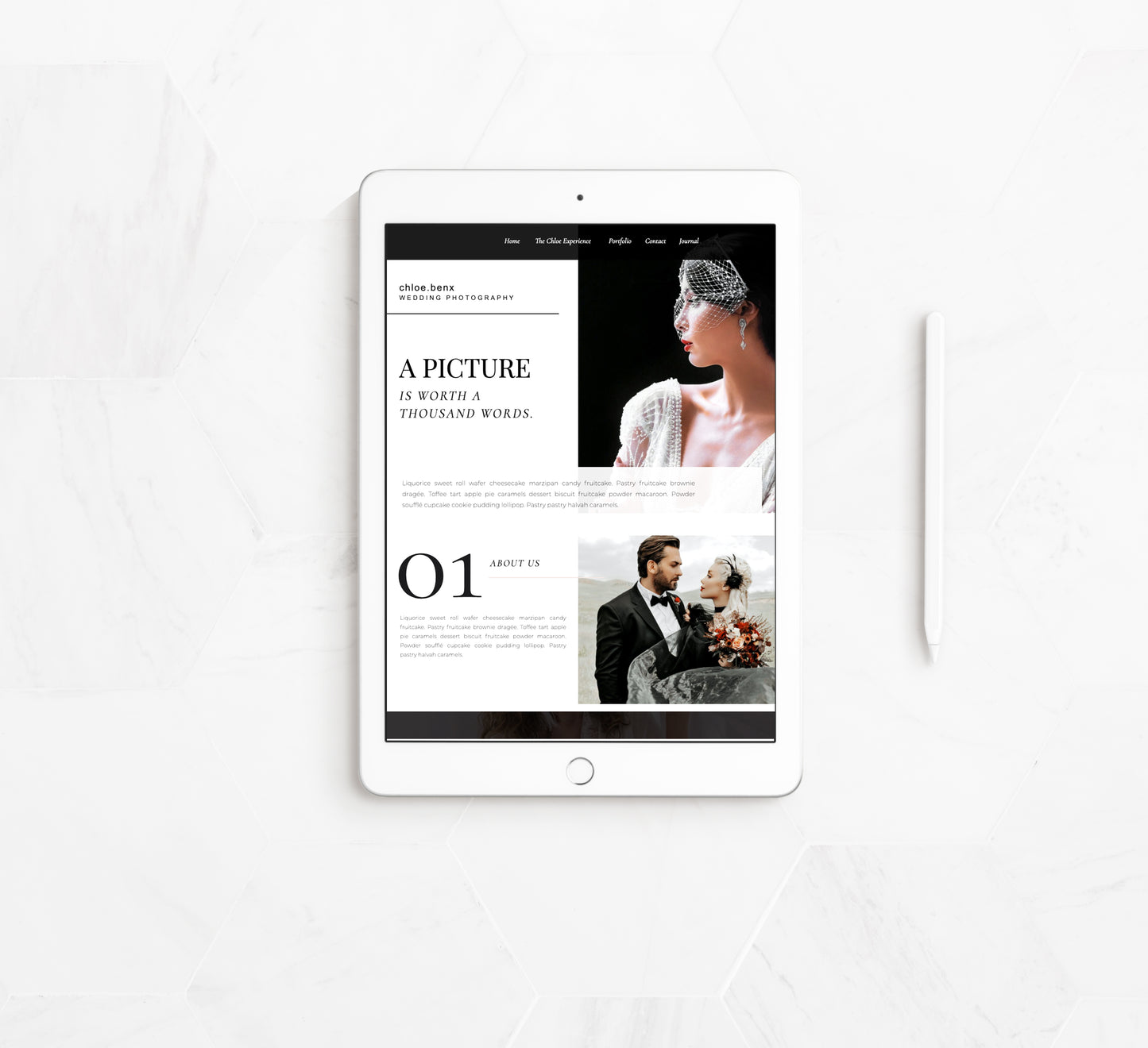 The Chloe Benx Template Design by Taaenoelle + Co.