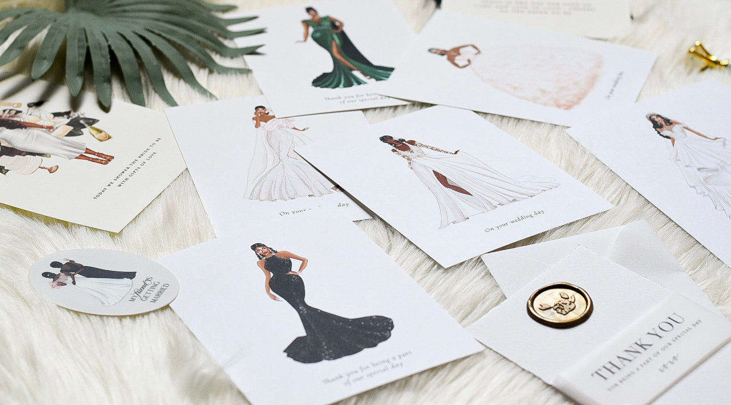 "Victoria" Bridesmaid Card