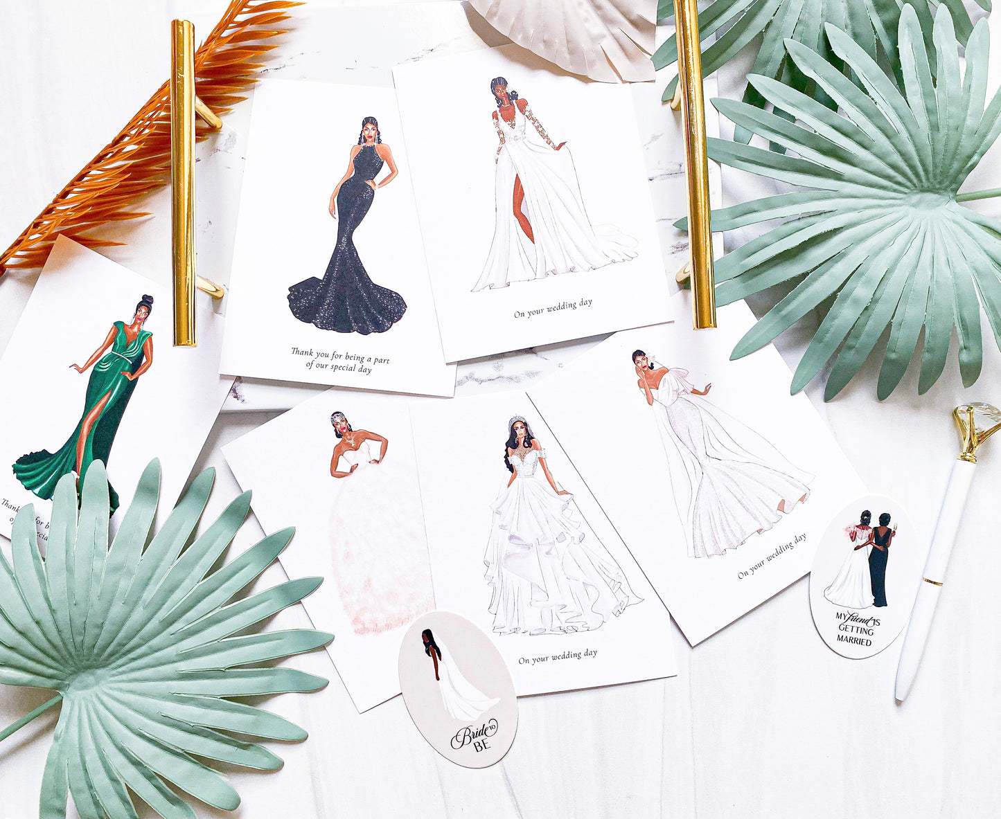 "Romona" Bridal Card (SALE ITEM, 50% OFF)