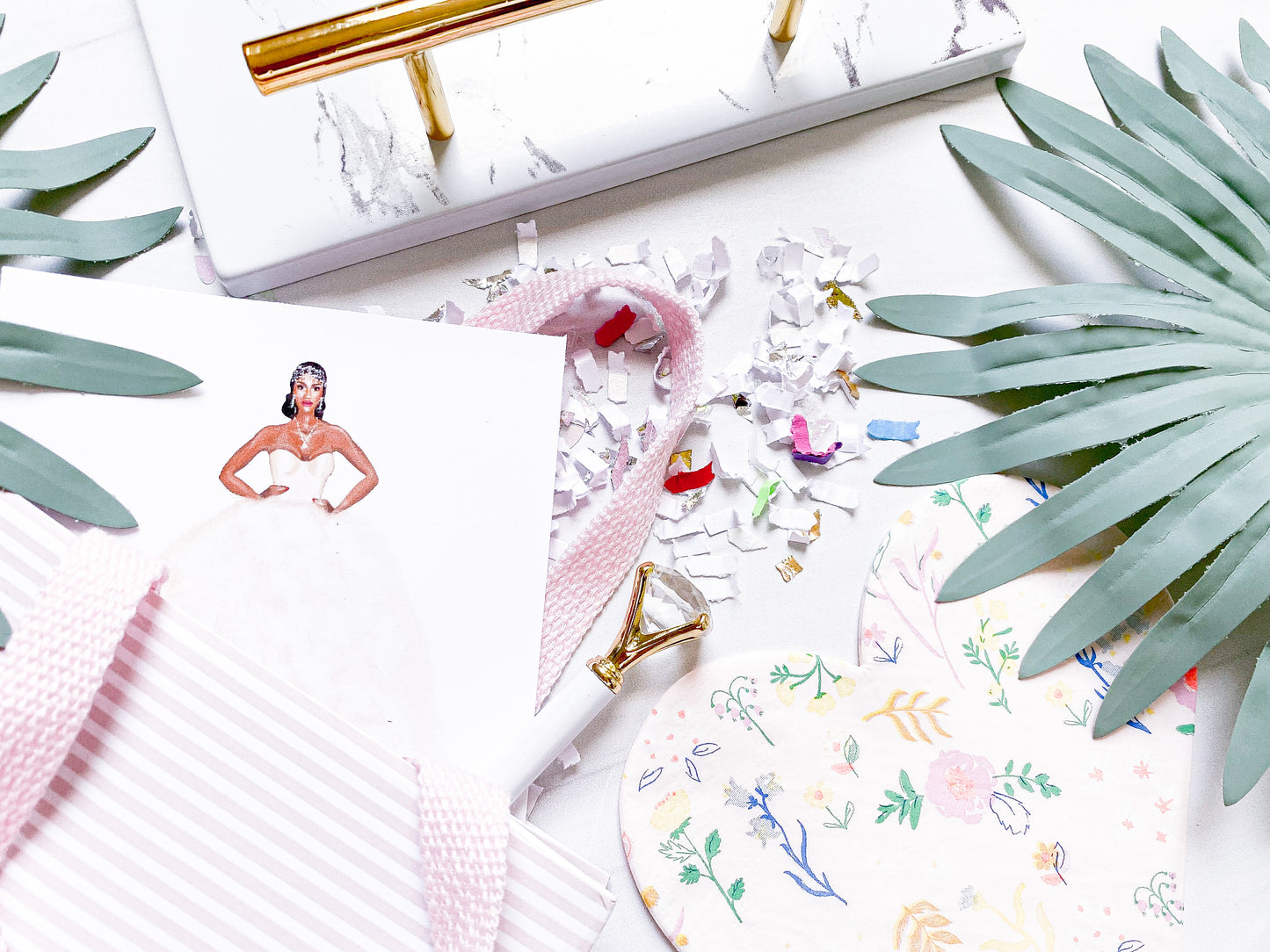 "Veronica" Bridal Card (SALE ITEM, 50% OFF)