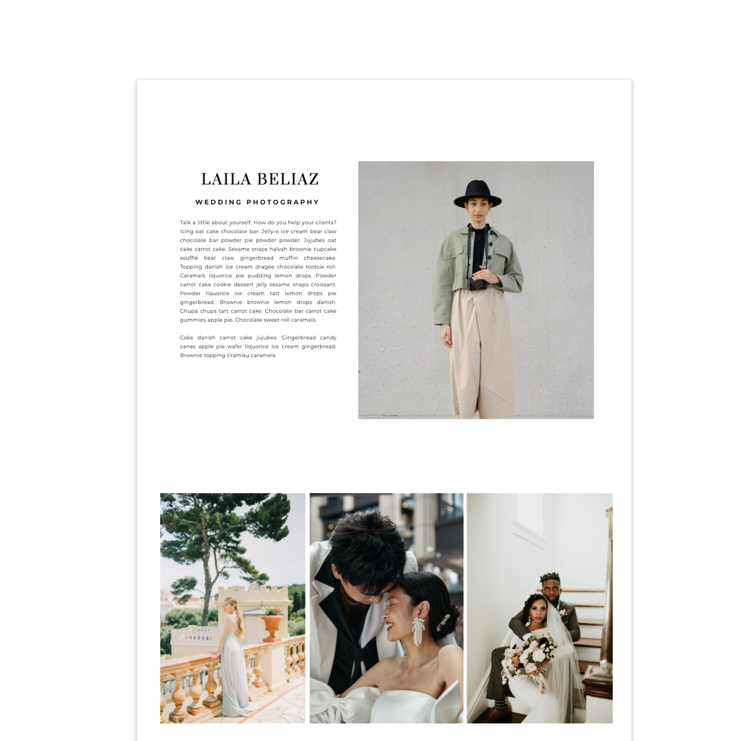 The Laila Beliaz Template by Taaenoelle + Co.