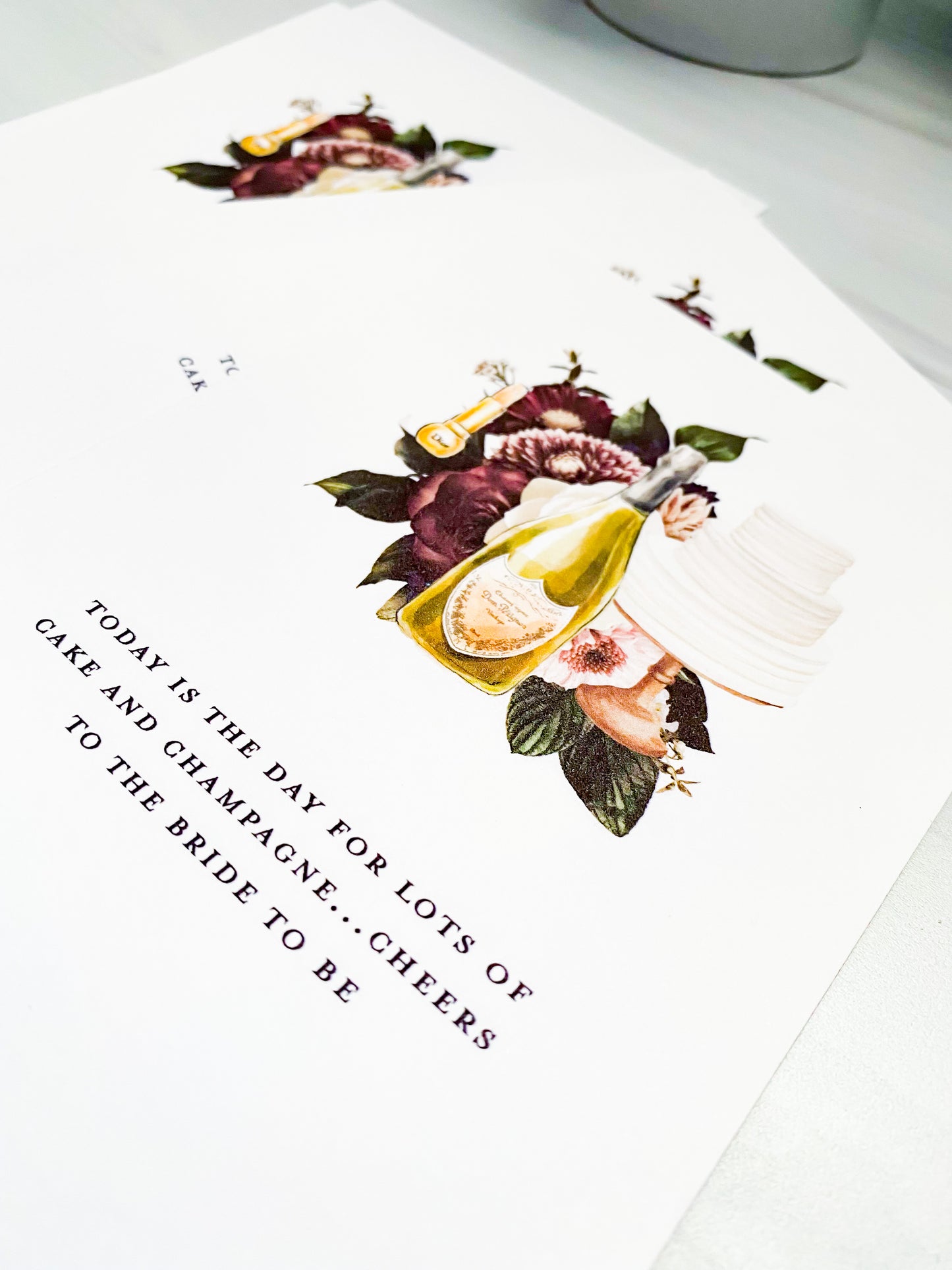 “Cheers for the Bride” Bridal Shower Card
