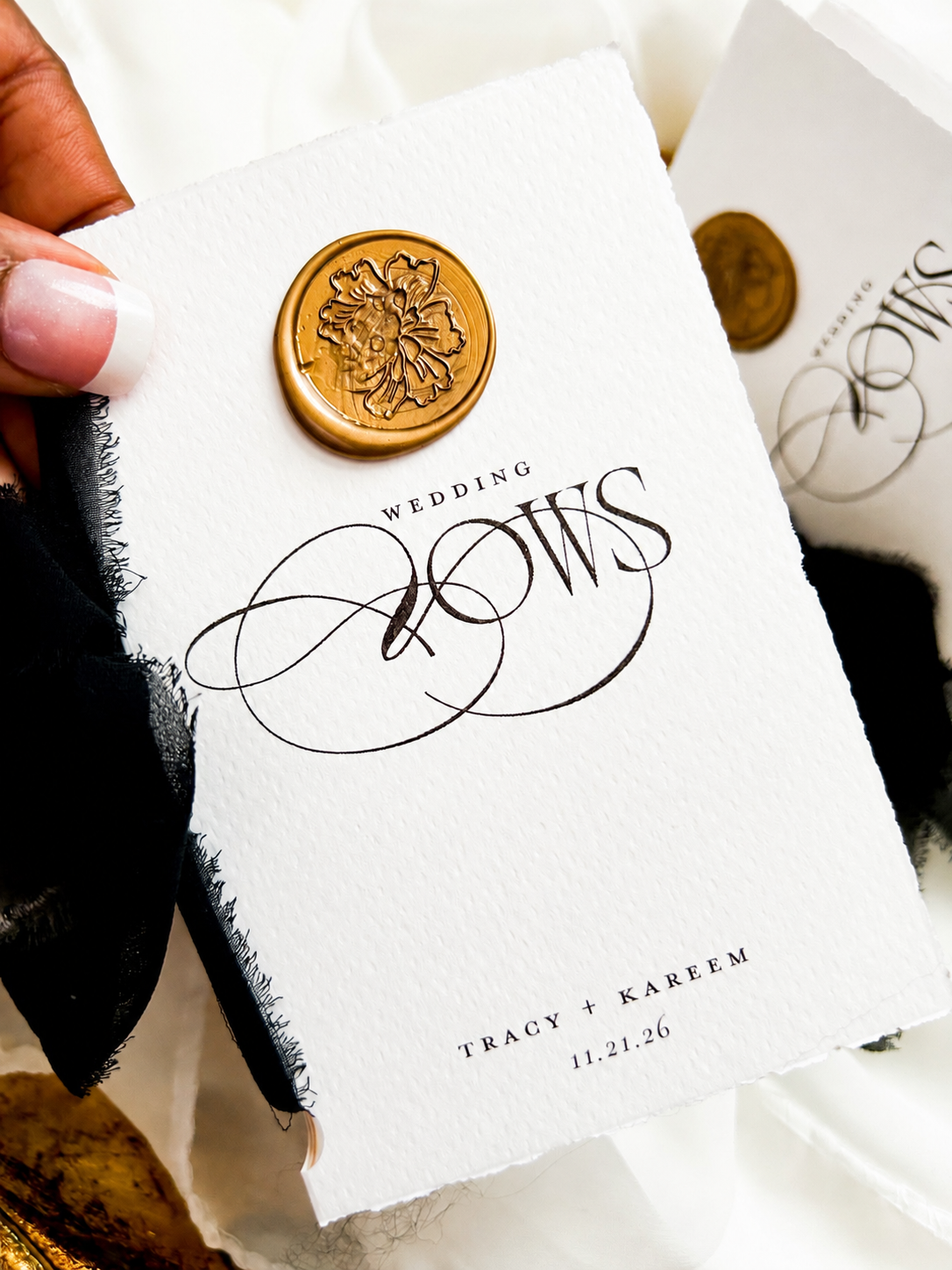 The Gold Standard Mini Vow Book