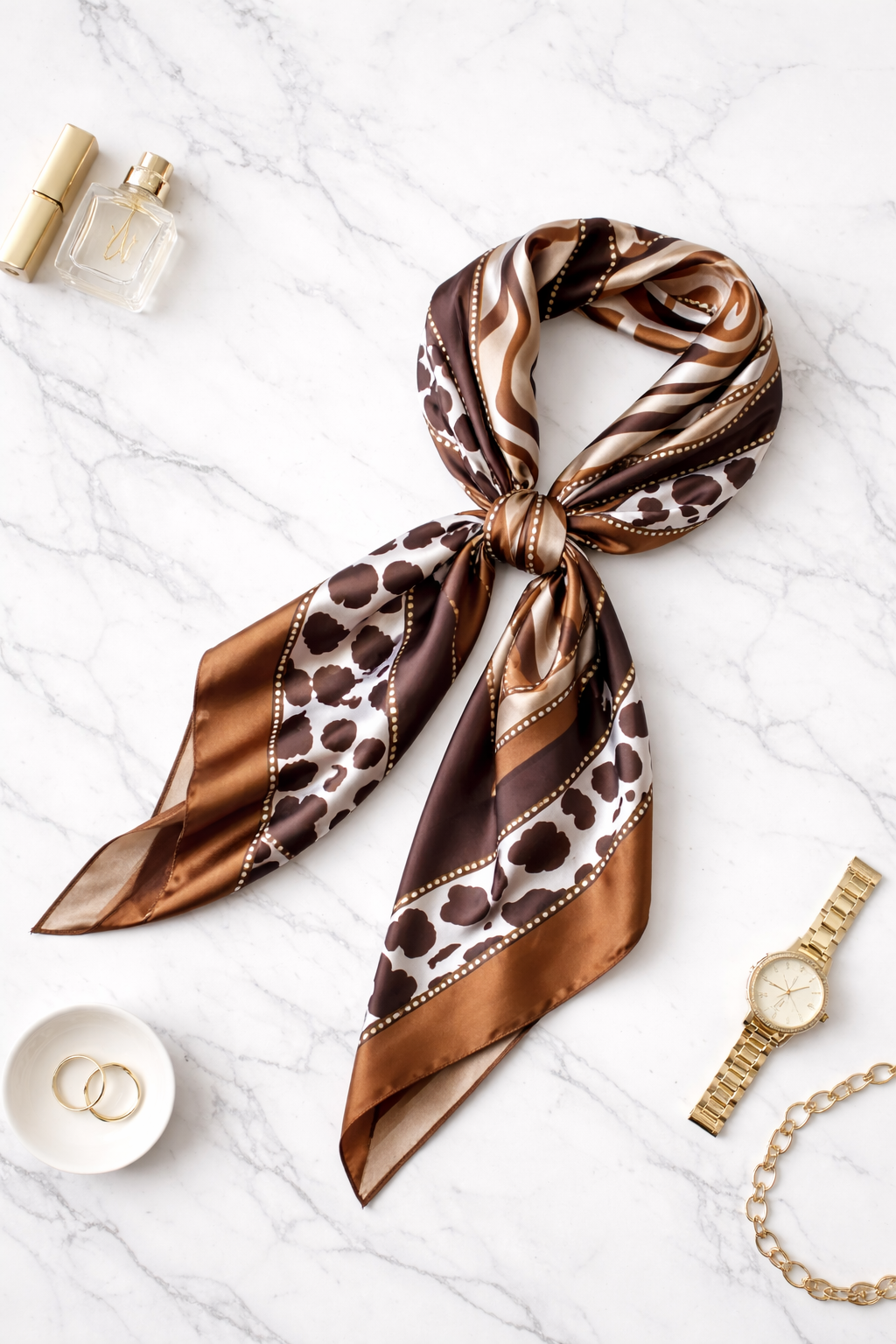 Safari Blend Satin Scarf