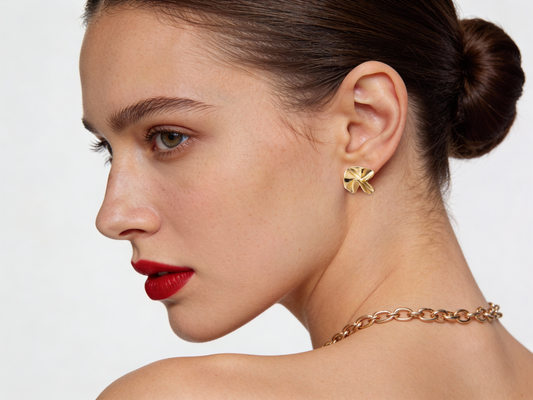 Elara Gold Studs