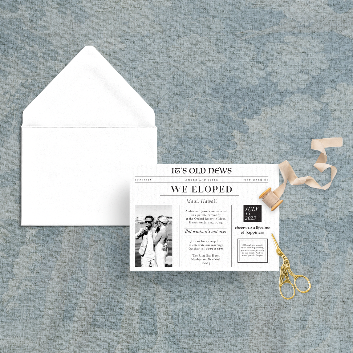 Elopement Cards by Taaenoelle + Co.