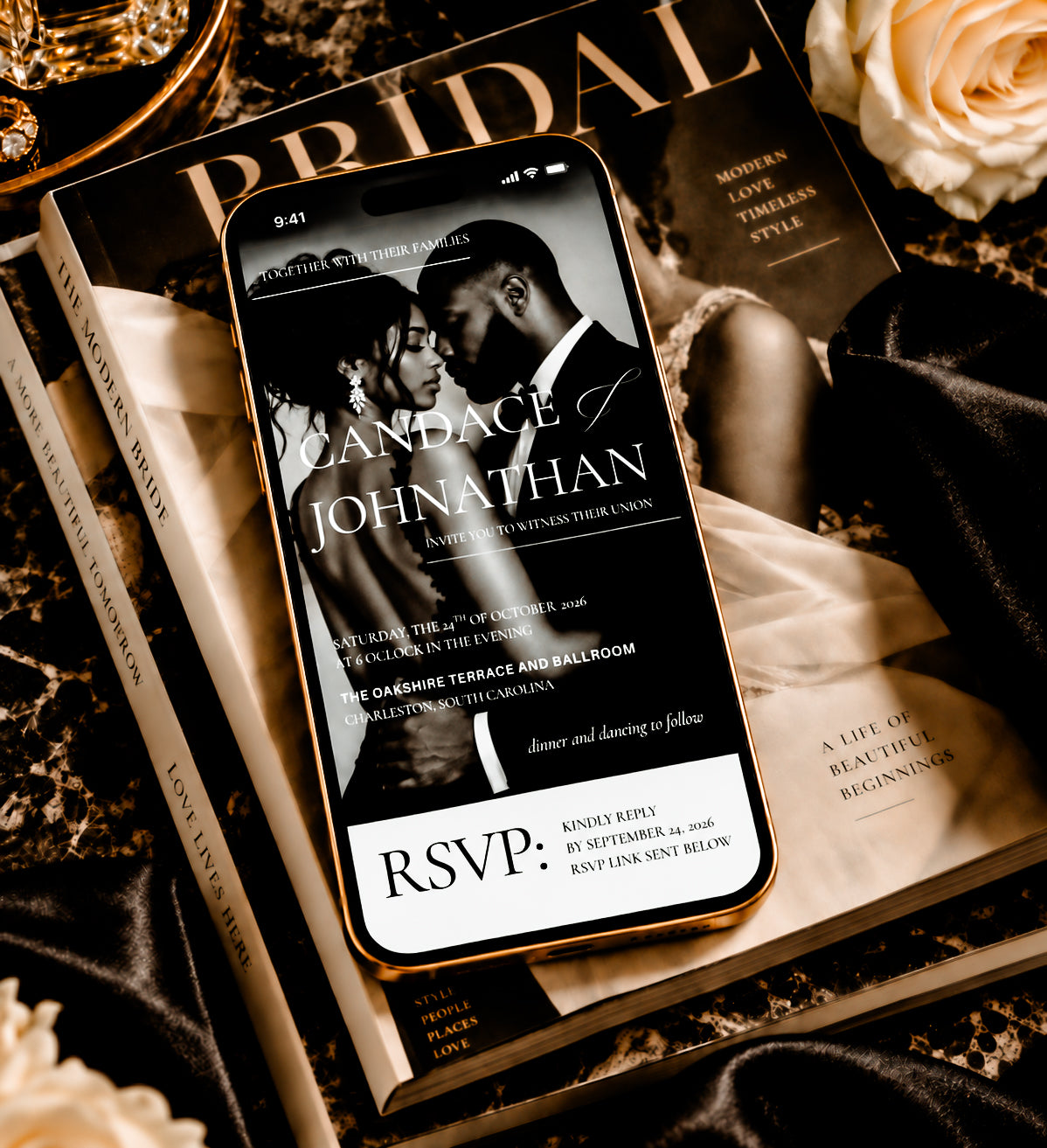 Gentle Love Digital Invitation by Taaenoelle + Co.