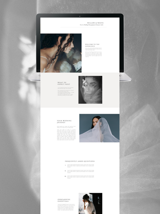 Willow + White | Client Onboarding Page Add-On by Taaenoelle + Co.