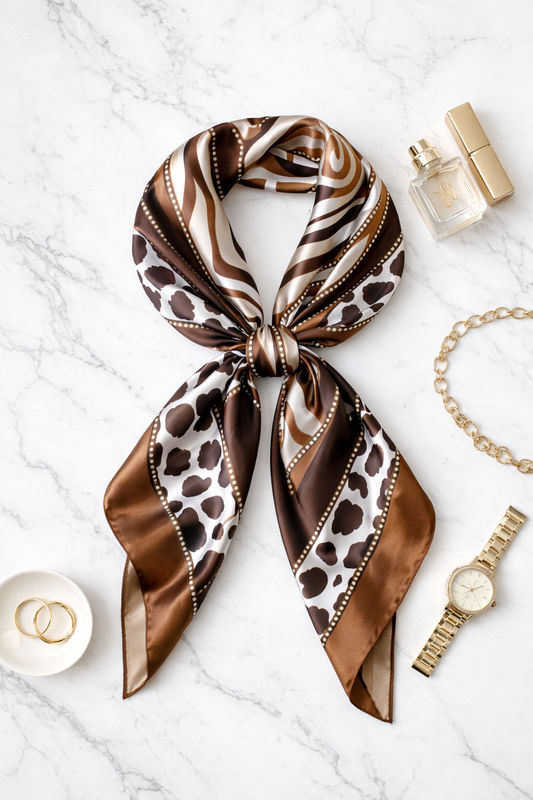 Safari Blend Satin Scarf