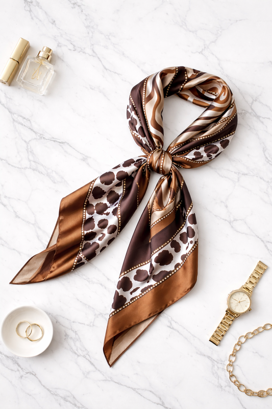 Safari Blend Satin Scarf