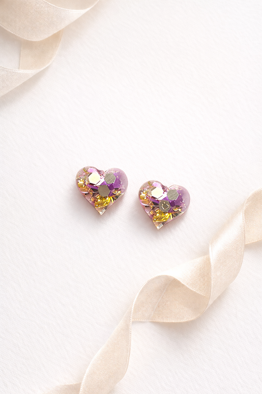 SweetHeart Confetti Earrings by Taaenoelle + Co. (Valentine’s Day Exclusive)