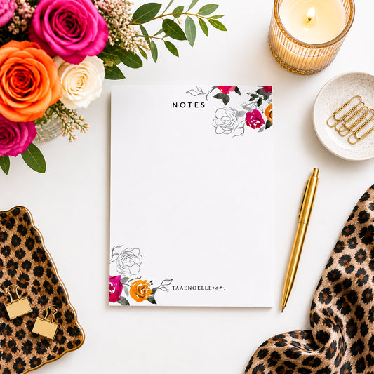 Floral Notes Notepad