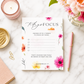 Today's Focus Notepad | Floral Print