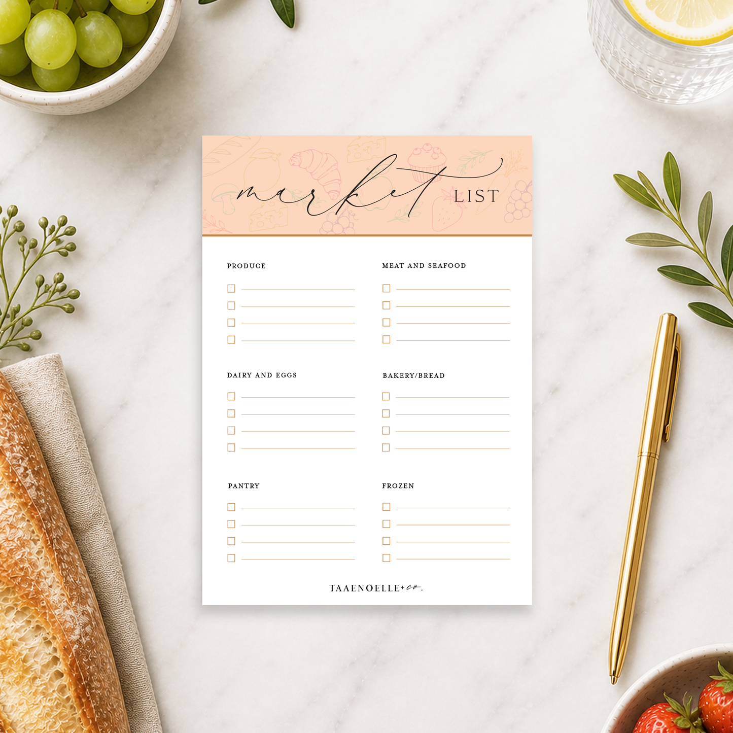 Market List Notepad
