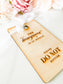 Wooden Honeymoon Door Hanger, Keepsake