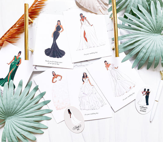 "Noelle" Bridal Card