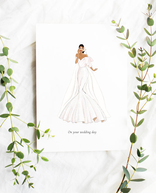 "Noelle" Bridal Card