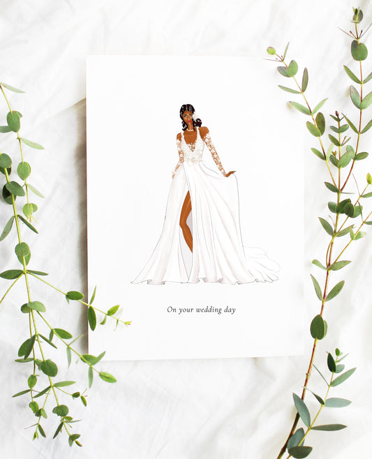 "Regine" Bridal Card