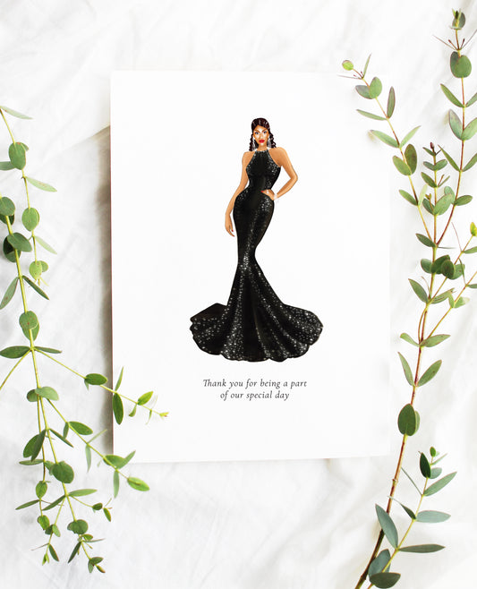 "Victoria" Bridesmaid Card